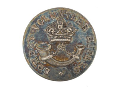 Button, Bombajskie karabiny ochotnicze, przed 1901 r. autorstwa English School