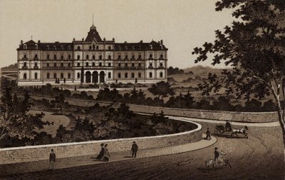 Buxton: The Palace Hotel (lito) autorstwa English School