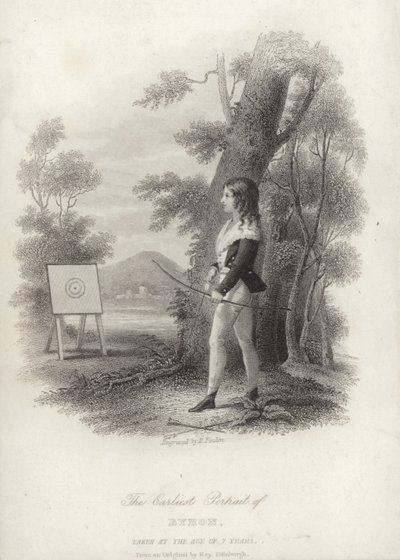 Byron w wieku 7 lat autorstwa English School
