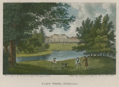 Drewno Caen, Middlesex autorstwa English School