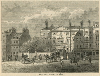Dom Cambridge w 1854 r. autorstwa English School
