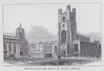 Cambridge, Senat House i Great St Mary