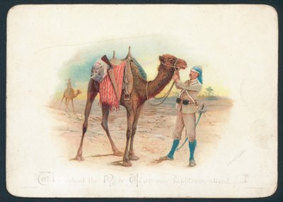 Kartka świąteczna Camel Corps autorstwa English School