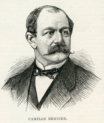 Camille Bernier (1823-1902) z „Illustrated London News”, maj 1884 (rycina) autorstwa English School