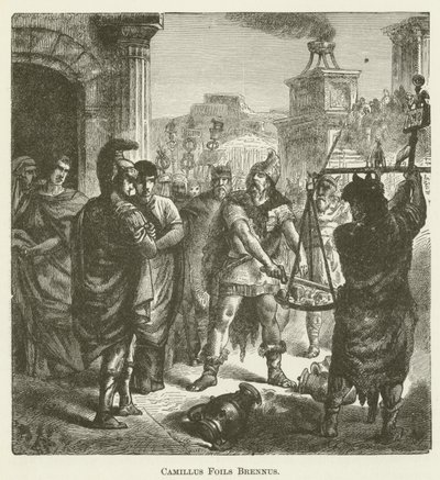 Folie Camillus Brennus autorstwa English School