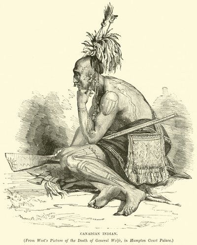 Kanadyjski Indianin autorstwa English School