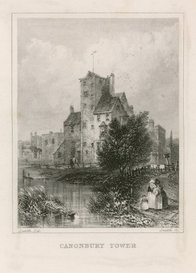 Dom i wieża Canonbury autorstwa English School