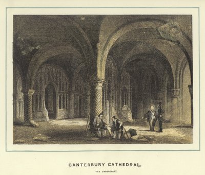 Katedra w Canterbury, podziemia autorstwa English School