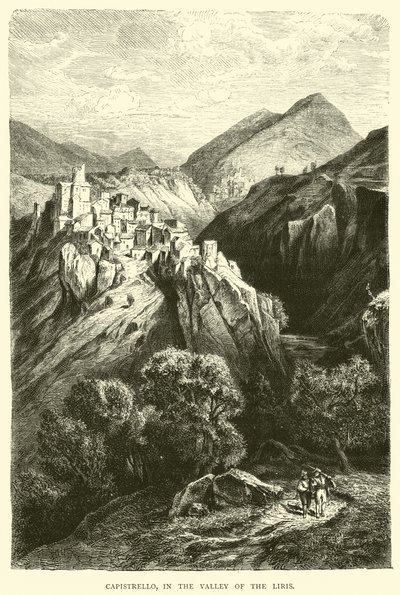 Capistrello, w Dolinie Liris autorstwa English School