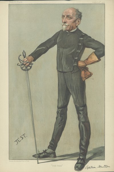 Kapitan Alfred Hutton FSA autorstwa English School