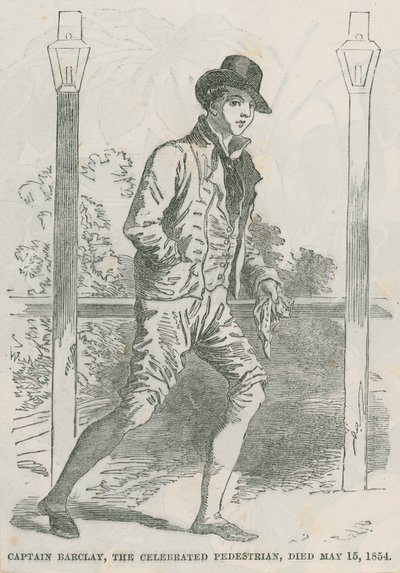 Kapitan Barclay, słynny pieszy autorstwa English School