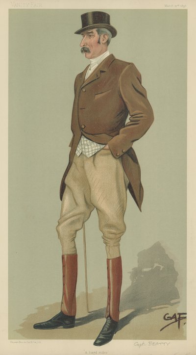Kapitan David Longfield Beatty autorstwa English School