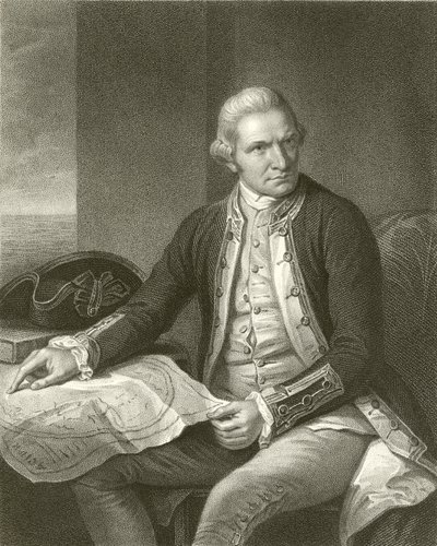 Kapitän James Cook von English School