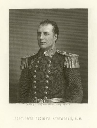 Kapitan Lord Charles Beresford autorstwa English School