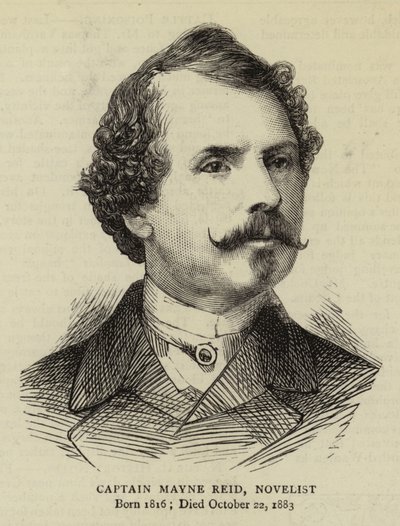 Kapitan Mayne Reid, powieściopisarz autorstwa English School