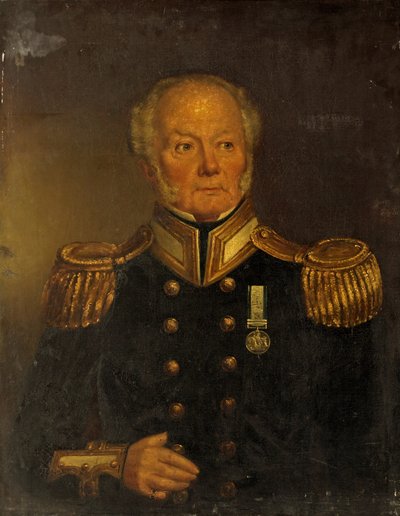 Kapitan Patriarcha, Royal Navy, ok. 1850 autorstwa English School