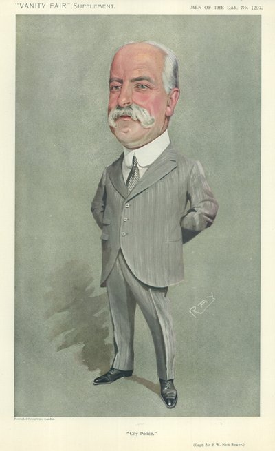 Kapitan Sir William Nott-Bower autorstwa English School