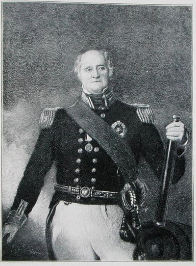 Kapitan Thomas Masterman Hardy (1769-1839) (grafika) autorstwa English School