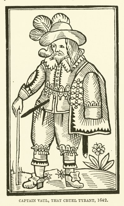 Kapitan Vaul, ten okrutny tyran, 1642 autorstwa English School