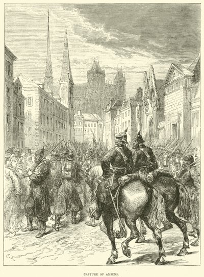 Zdobycie Amiens, grudzień 1870 autorstwa English School