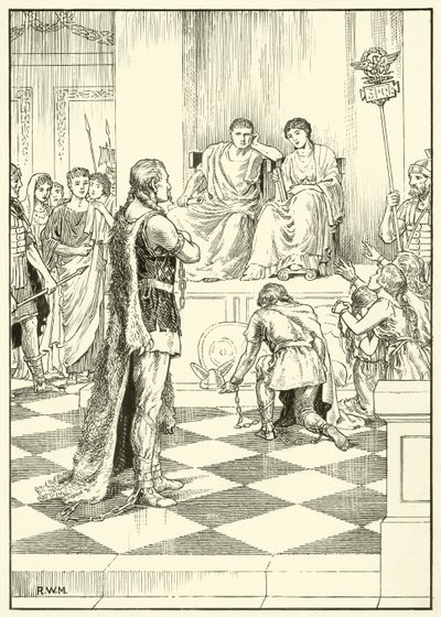 Caractacus (atrament na papierze) autorstwa English School