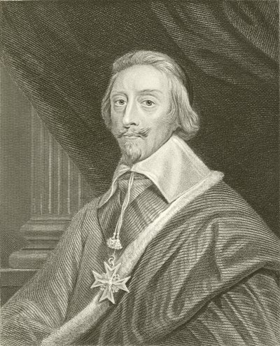 kardynał Richelieu autorstwa English School