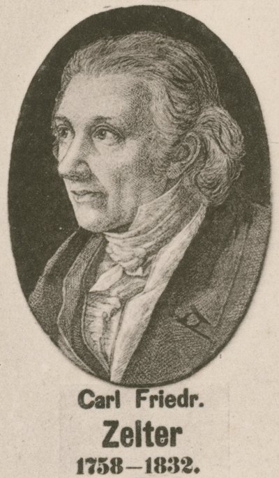 Carl Friedrich Zelter (grawiura) autorstwa English School