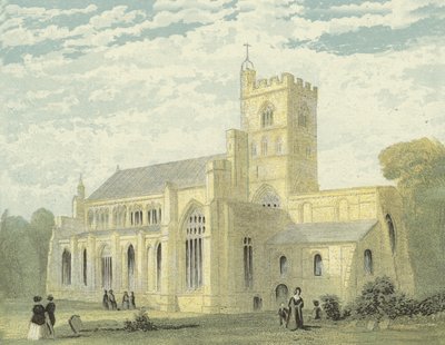 Katedra w Carlisle, widok na północny zachód autorstwa English School