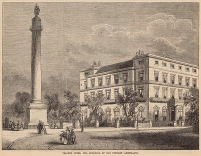 Carlton House, rezydencja ambasadora pruskiego autorstwa English School
