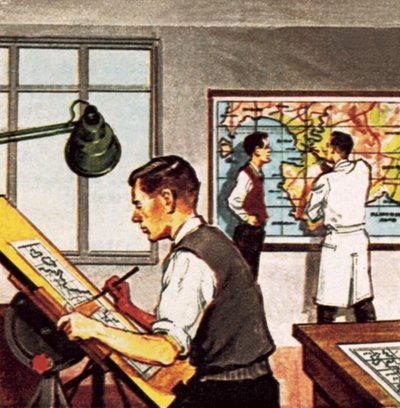 Kartograf autorstwa English School