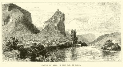 Zamek Arco w Val di Sarca autorstwa English School