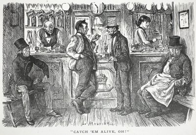Złap ich żywcem, och!, ilustracja z Punch autorstwa English School