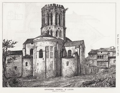 Kościół Katedralny, St Lizier (rycina) autorstwa English School