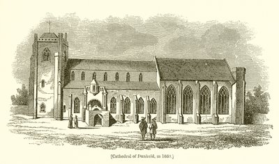 Katedra w Dunkeld, w 1660 r autorstwa English School