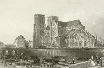 Katedra Notre-Dame — Paryż autorstwa English School