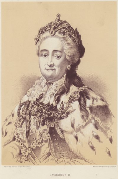 Katarzyna II z Rosji autorstwa English School