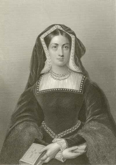Katarzyna Aragońska, królowa króla Henryka VIII autorstwa English School