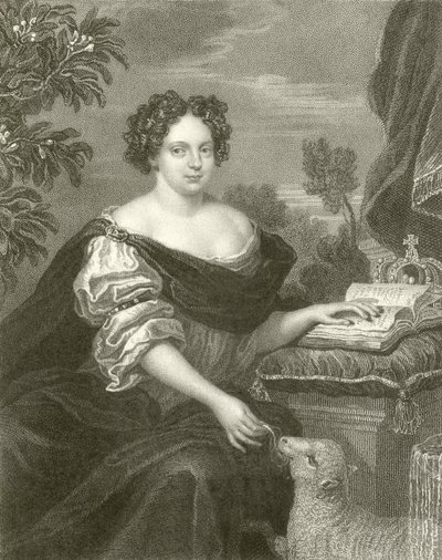 Katarzyna z Braganzy. Królowa Karola II autorstwa English School