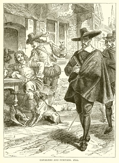 Kawalerowie i purytanie. 1600 autorstwa English School