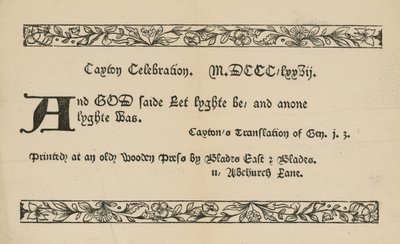 Święto Caxton autorstwa English School