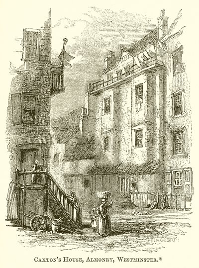 Caxtons House, Almonry, Westminster autorstwa English School
