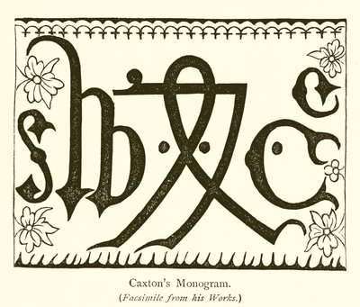 Monogram Caxtona autorstwa English School