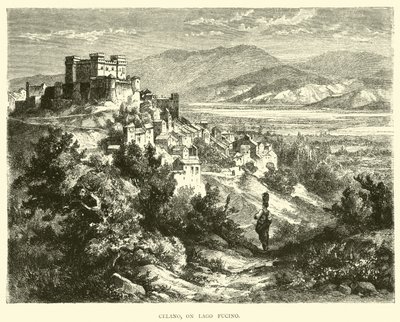 Celano, nad jeziorem Fucino autorstwa English School