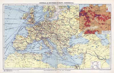 Europa Środkowa i Południowa, reklama (druk kolorowy) autorstwa English School
