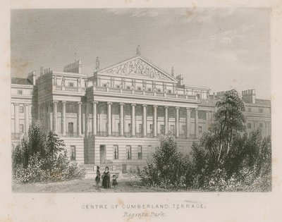 Centrum Cumberland Terrace, Regents Park, Londyn autorstwa English School