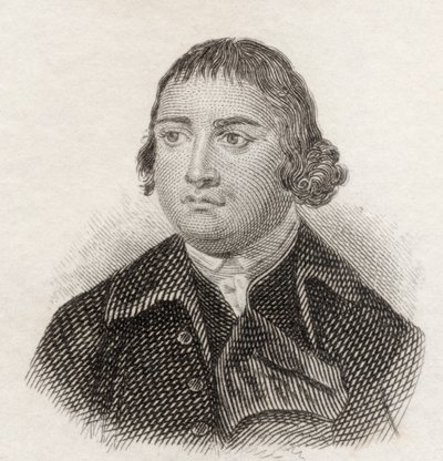 Charles Churchill, z „Słownika historycznego Krabba”, opublikowanego w 1825 r. autorstwa English School