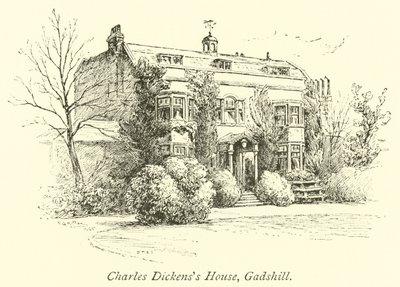 Dom Karola Dickensa, Gadshill autorstwa English School