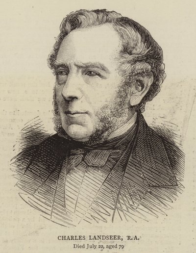 Charles Landseer, RA (grawerowanie) autorstwa English School