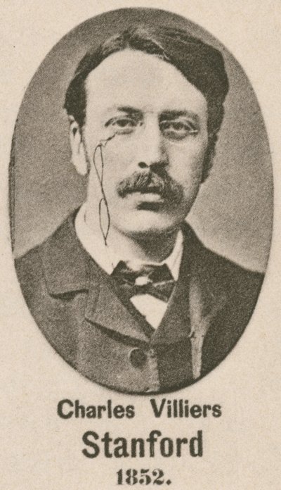 Charles Villiers Stanford (grawiura) autorstwa English School