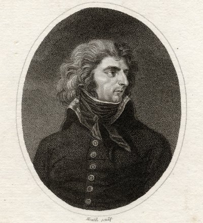 Karol XIV (1783-1844) król Szwecji i Norwegii (1818-44), rycina Heatha, z "Galerii portretów", wydanej w 1833 r. autorstwa English School